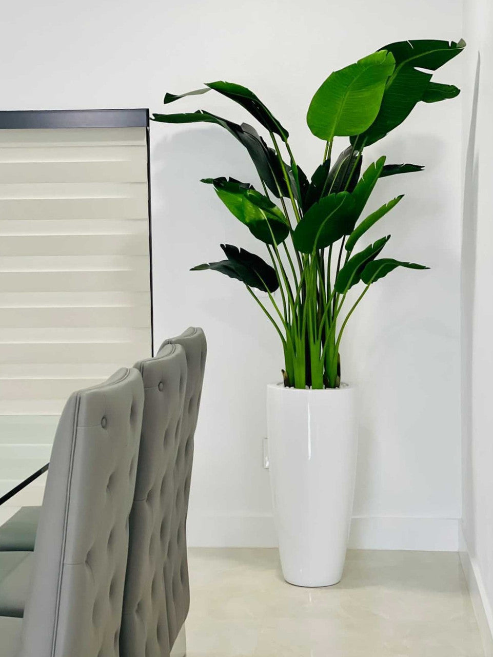 Oiseau du paradis 7 ft avec cache-pot Dax L