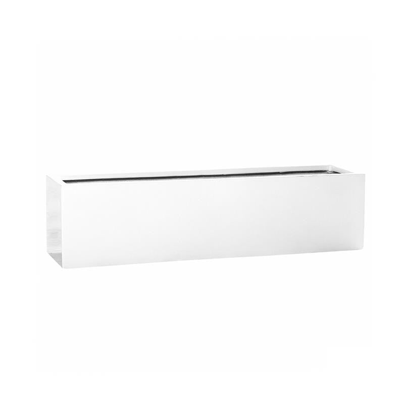Balcony XL fibre de verre blanc brillant