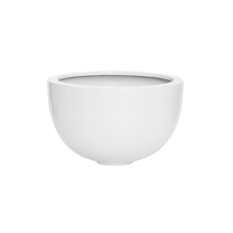 Coupe M fibre de verre blanc brillant