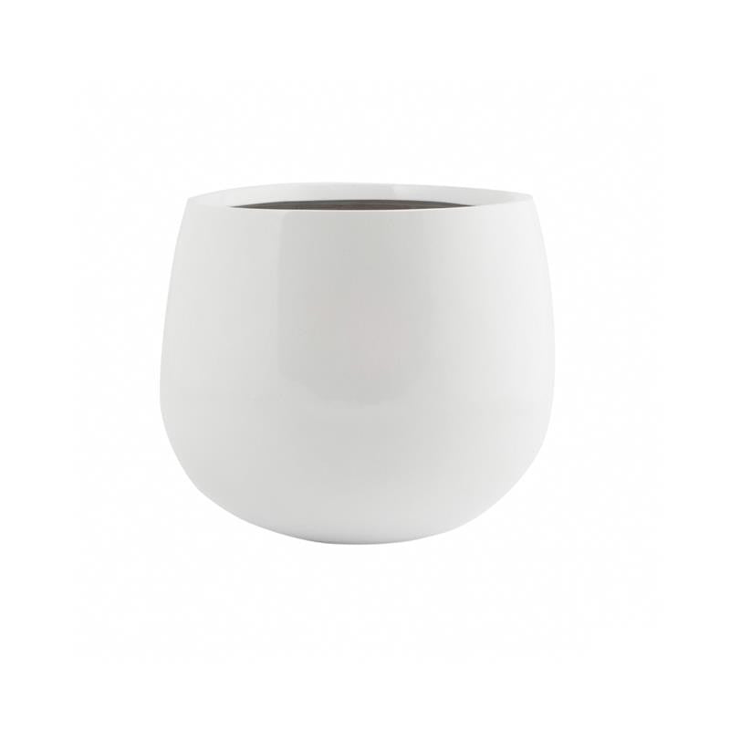 Kevan M fibre de verre blanc brillant