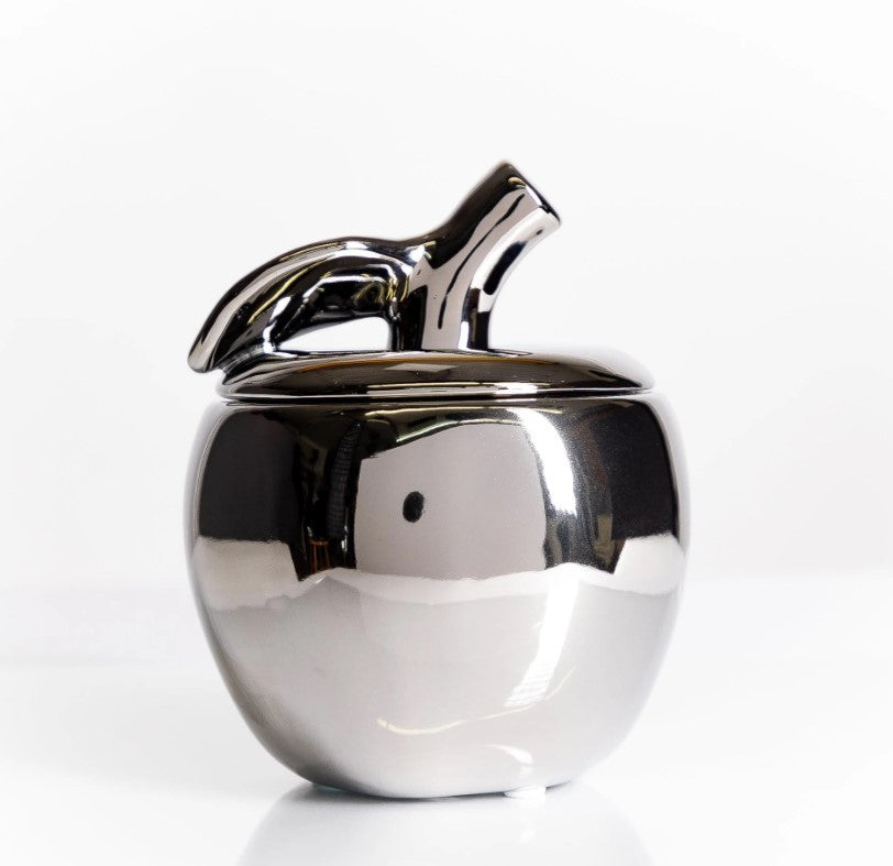 Bougie La Pomme (argenté)