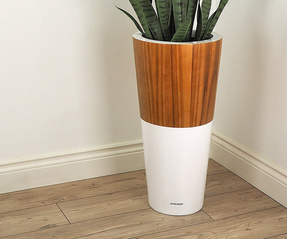 Lux Natura – placage bois avec fibre de verre blanche