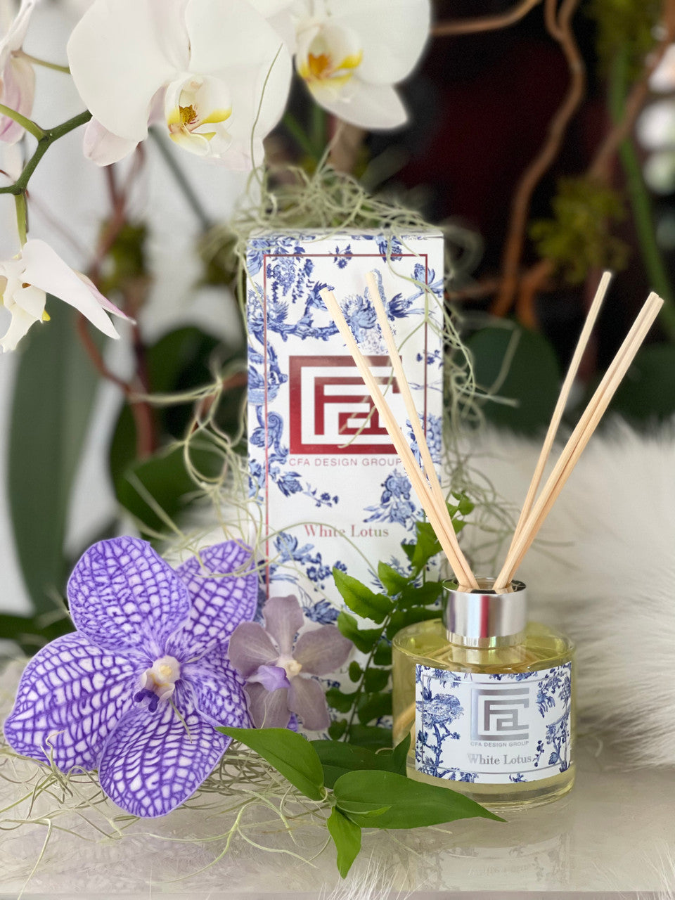 Diffuseur à bâtonnets White Lotus